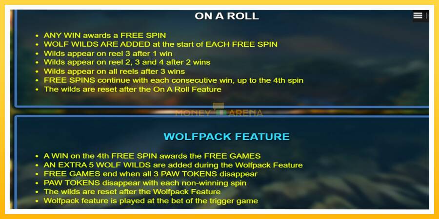 Kuva 4 pelikone Wolfpack Pays