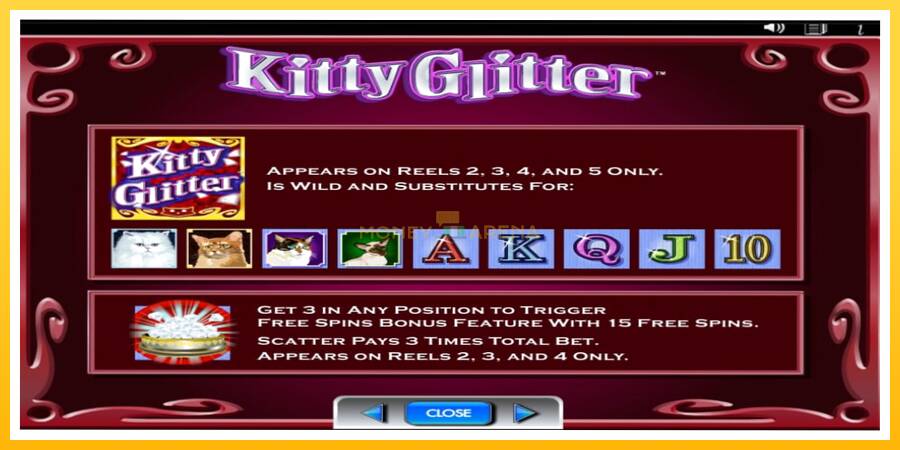 Kuva 5 pelikone Kitty Glitter