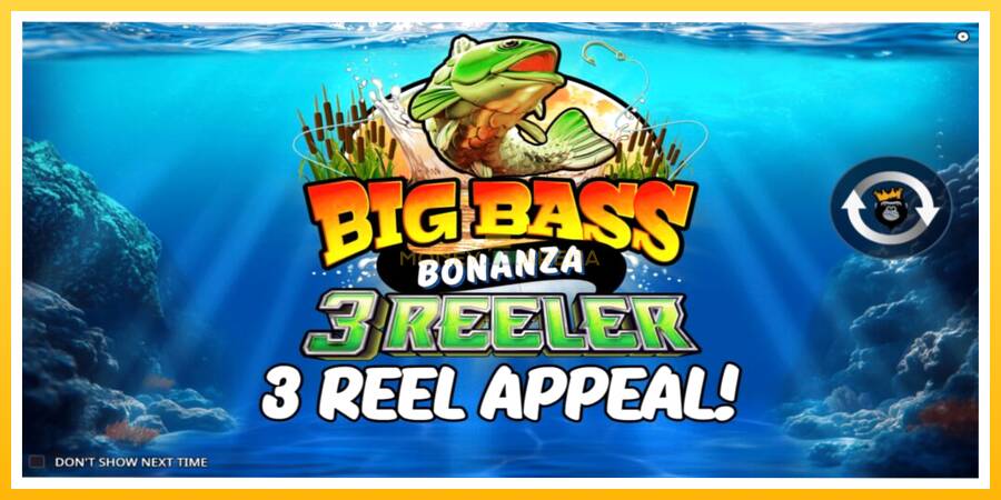 Kuva 1 pelikone Big Bass Bonanza 3 Reeler