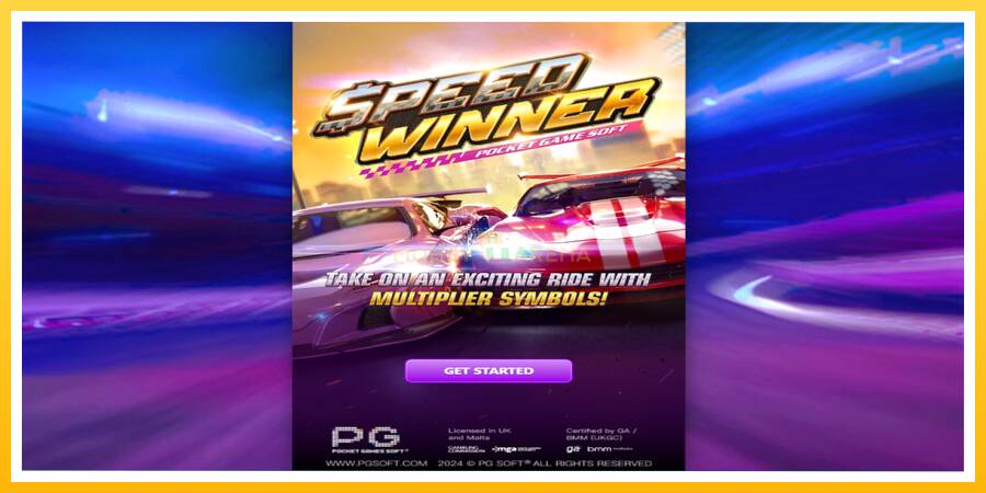 Kuva 1 pelikone Speed Winner