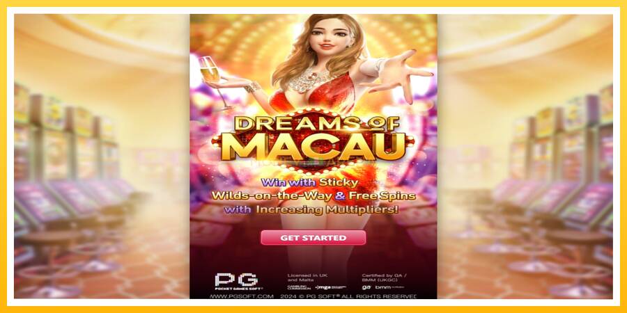 Kuva 1 pelikone Dreams of Macau