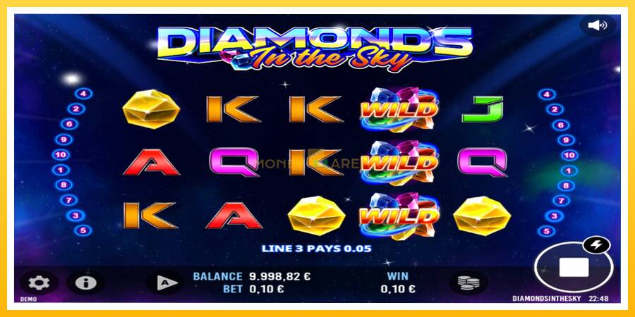 Kuva 3 pelikone Diamonds In The Sky