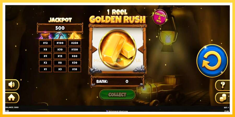 Kuva 2 pelikone 1 Reel Golden Rush