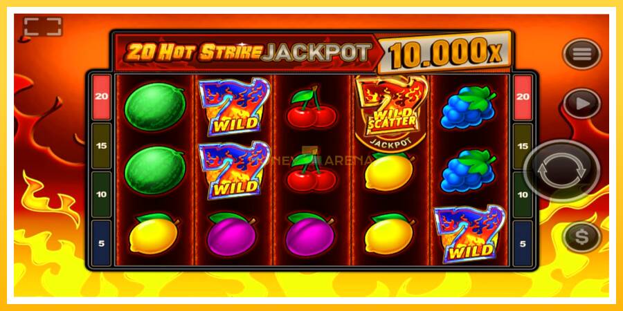 Kuva 2 pelikone 20 Hot Strike Jackpot