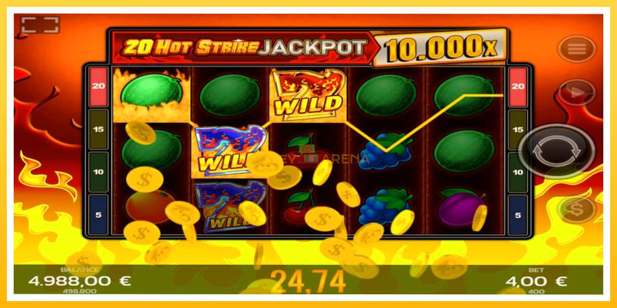 Kuva 4 pelikone 20 Hot Strike Jackpot