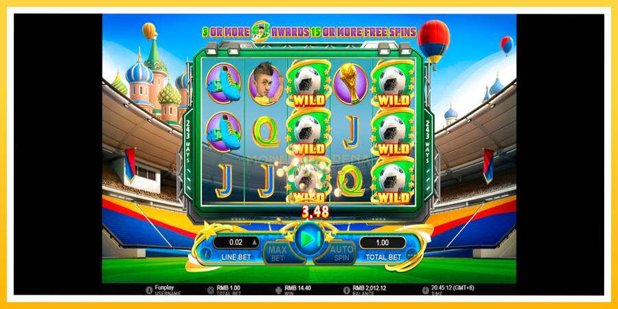 Kuva 4 pelikone World Soccer Slot 2