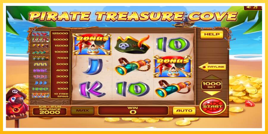 Kuva 2 pelikone Pirate Treasure Cove Pull Tabs