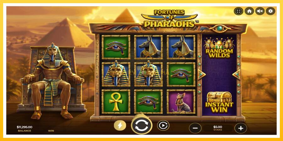 Kuva 2 pelikone Fortunes of Pharaohs