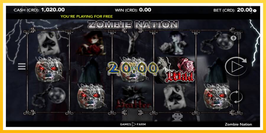 Kuva 3 pelikone Zombie Nation