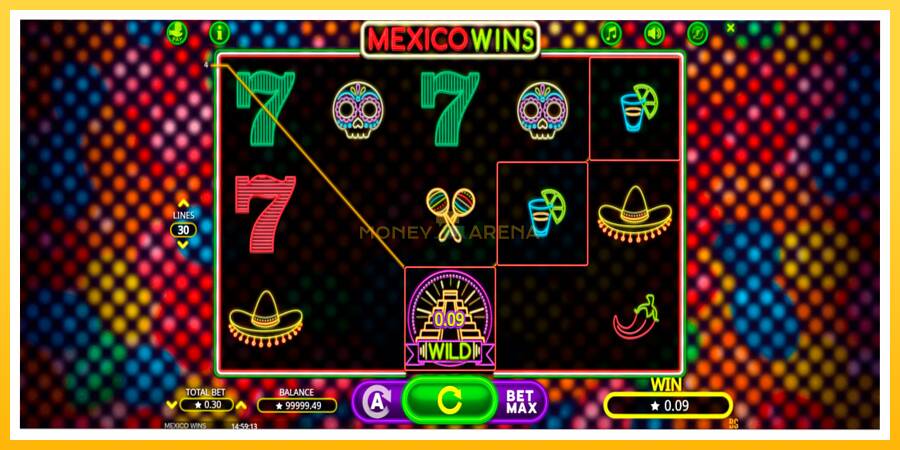 Kuva 2 pelikone Mexico Wins