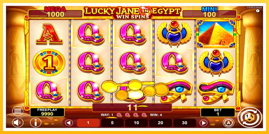 Kuva 3 pelikone Lucky Jane in Egypt Win Spins