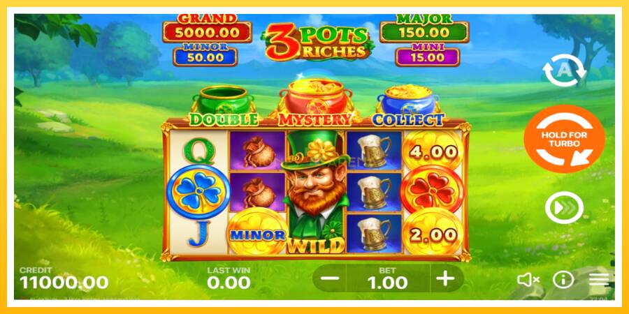 Kuva 1 pelikone 3 Pots Riches: Hold and Win