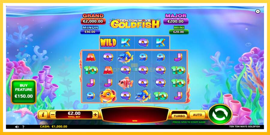 Kuva 2 pelikone Ten Ton Ways Goldfish