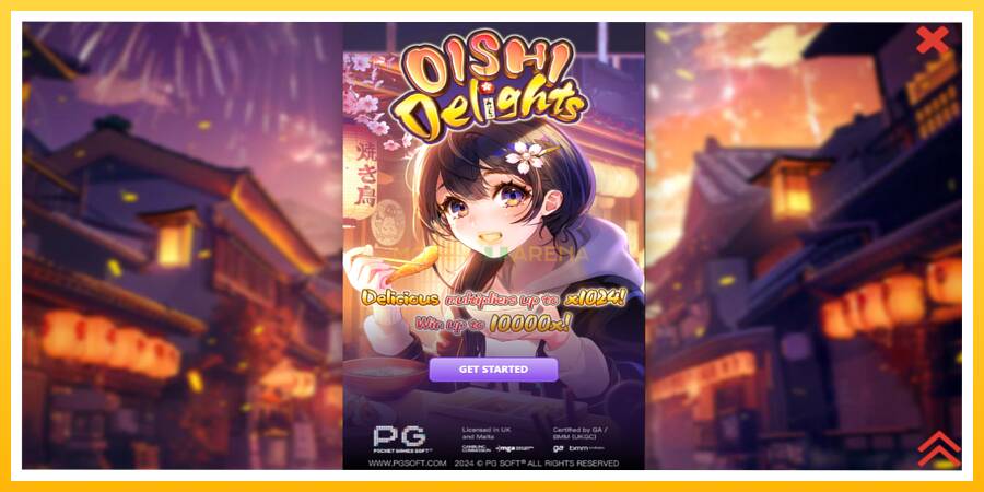 Kuva 1 pelikone Oishi Delights