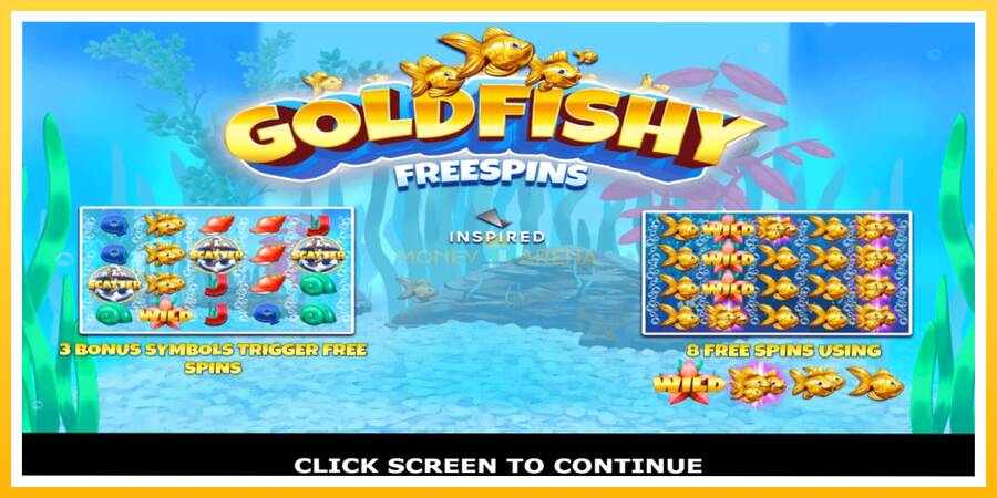 Kuva 1 pelikone Gold Fishy Free Spins