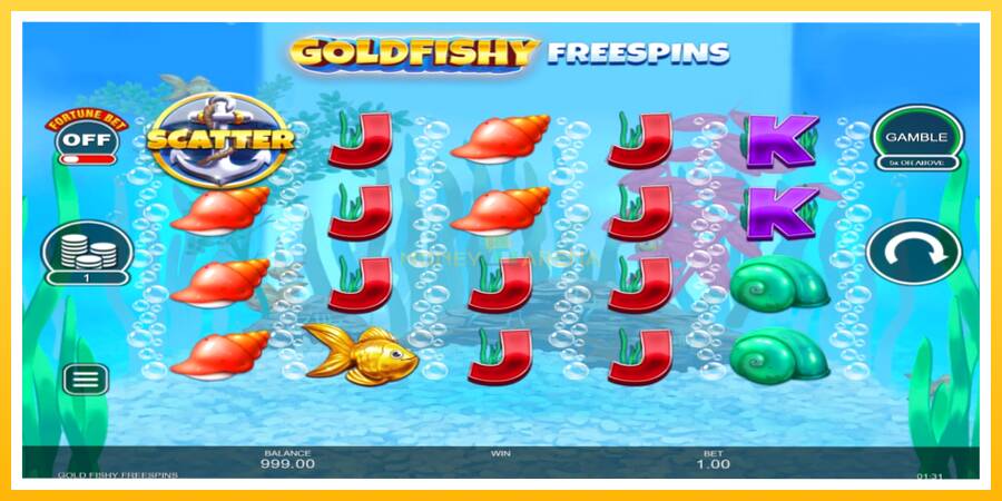 Kuva 2 pelikone Gold Fishy Free Spins