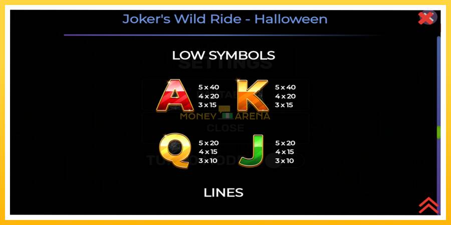 Kuva 6 pelikone Jokers Wild Ride Halloween