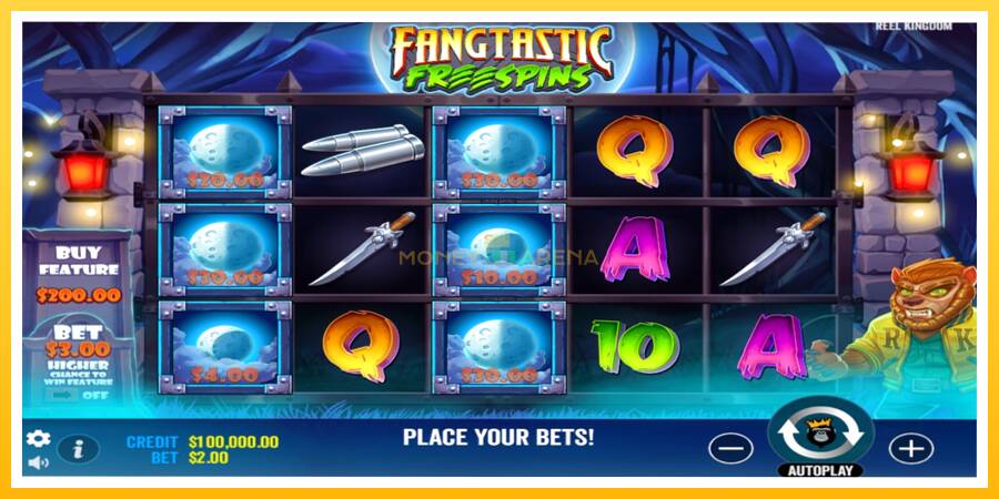 Kuva 2 pelikone Fangtastic Freespins