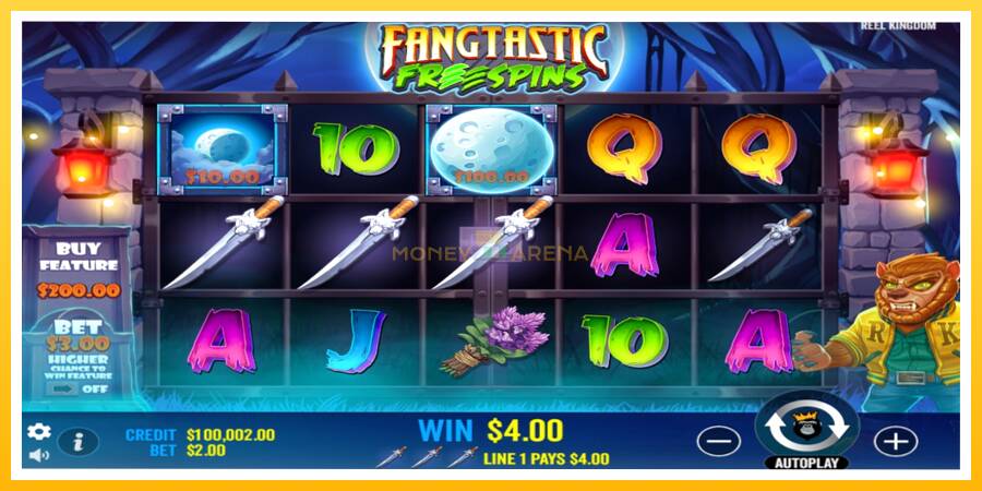 Kuva 3 pelikone Fangtastic Freespins