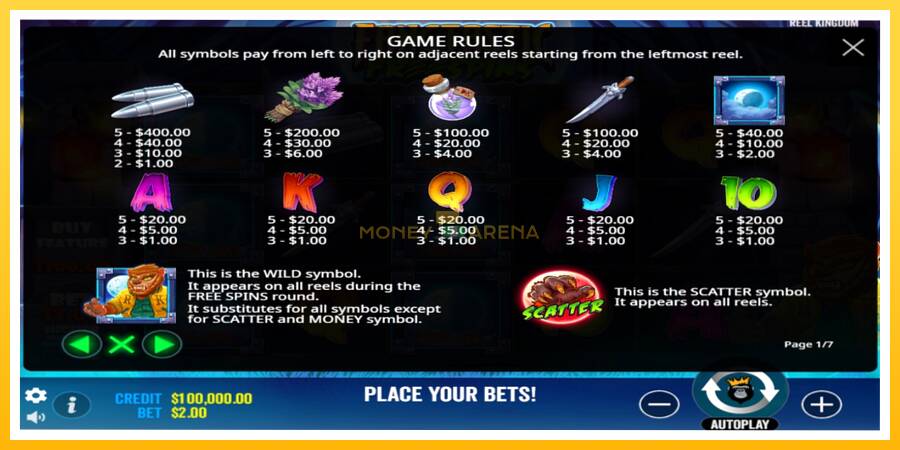 Kuva 4 pelikone Fangtastic Freespins