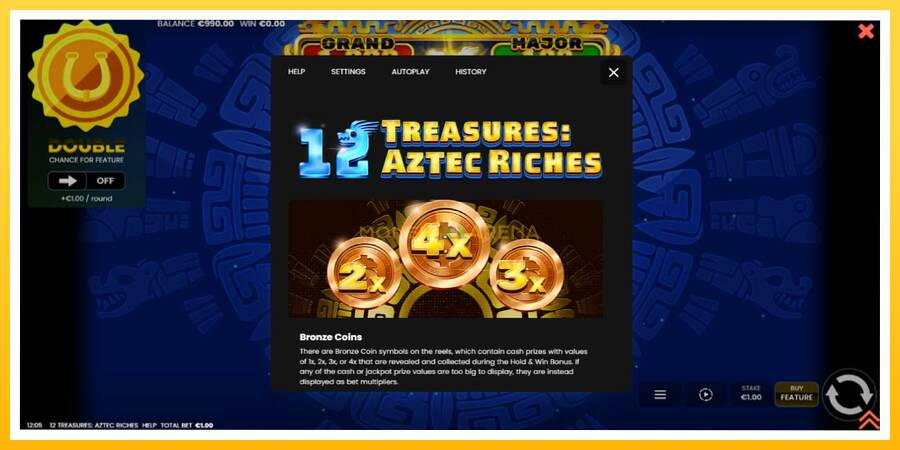 Kuva 5 pelikone 12 Treasures: Aztec Riches