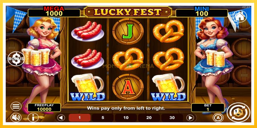 Kuva 1 pelikone Lucky Fest Hold & Win