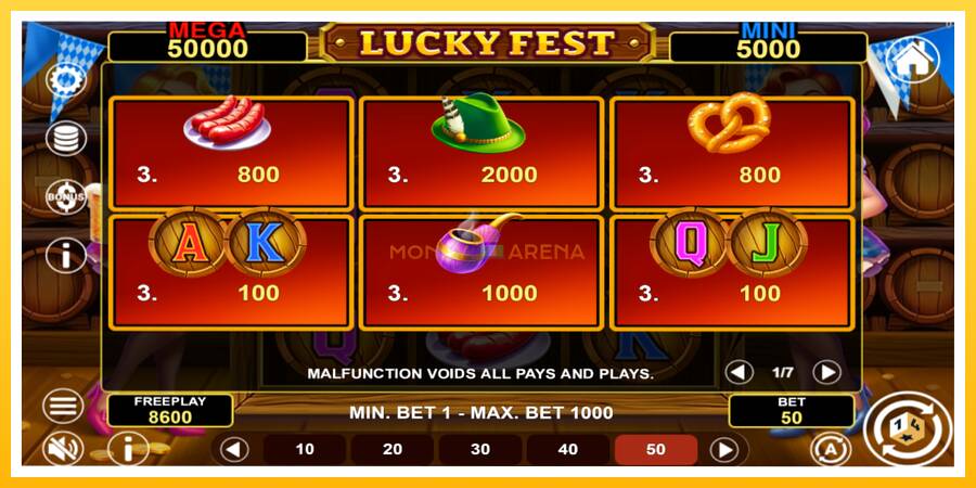 Kuva 5 pelikone Lucky Fest Hold & Win