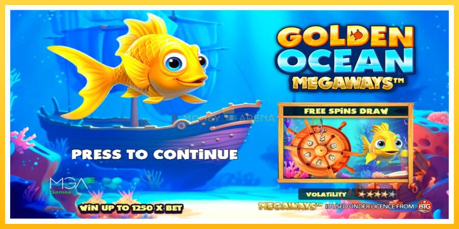 Kuva 1 pelikone Golden Ocean Megaways