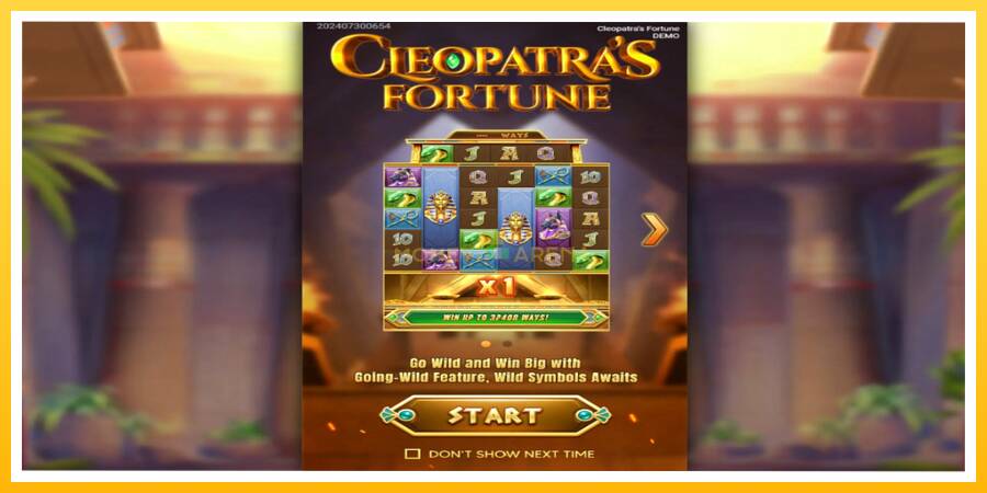 Kuva 1 pelikone Cleopatras Fortune