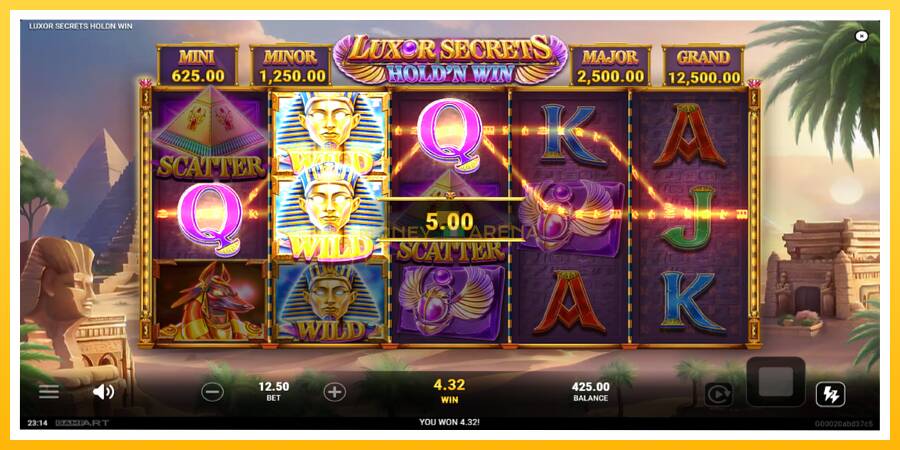 Kuva 3 pelikone Luxor Secrets Holdn Win