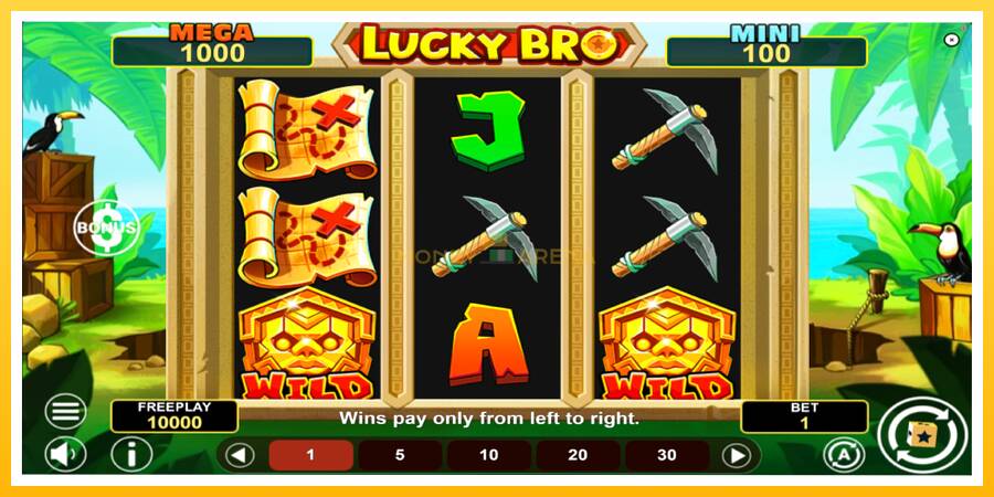 Kuva 2 pelikone Lucky Bro Hold & Win