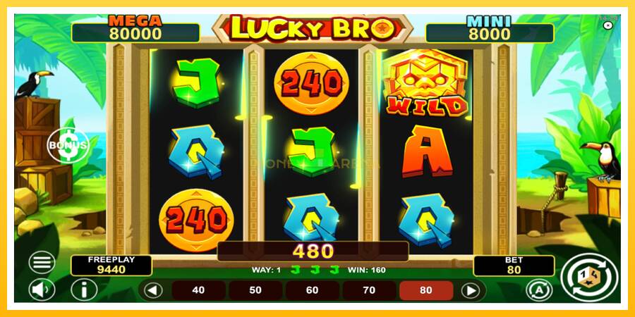 Kuva 3 pelikone Lucky Bro Hold & Win