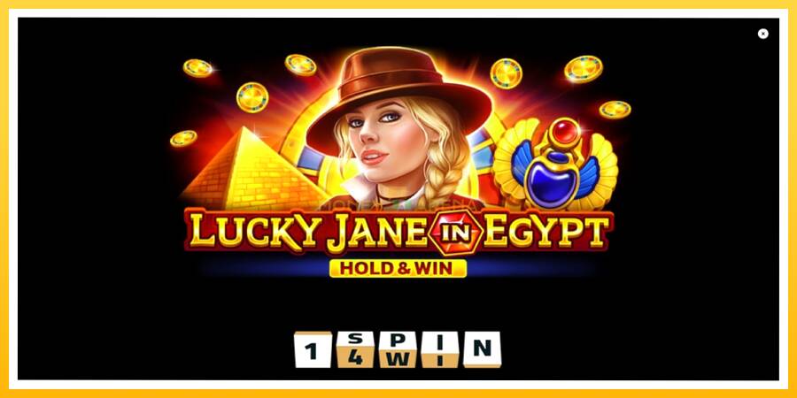 Kuva 1 pelikone Lucky Jane in Egypt Hold & Win