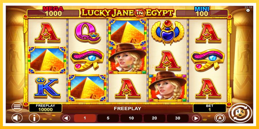 Kuva 2 pelikone Lucky Jane in Egypt Hold & Win