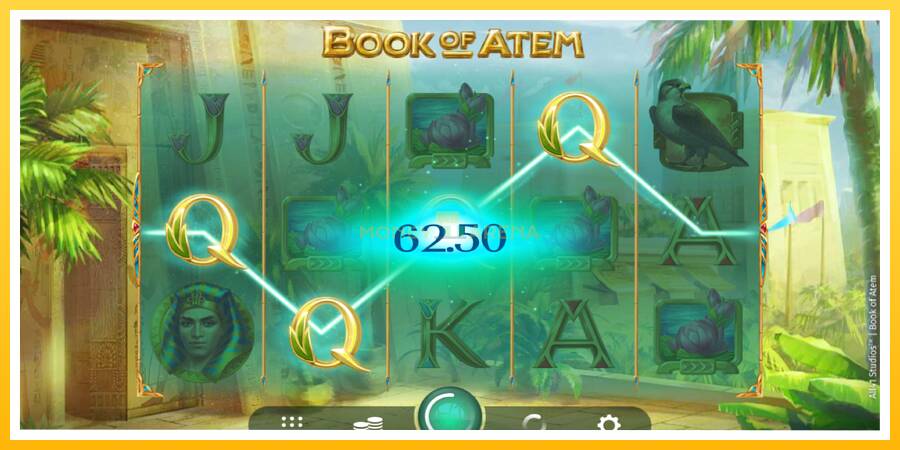 Kuva 3 pelikone Book of Atem