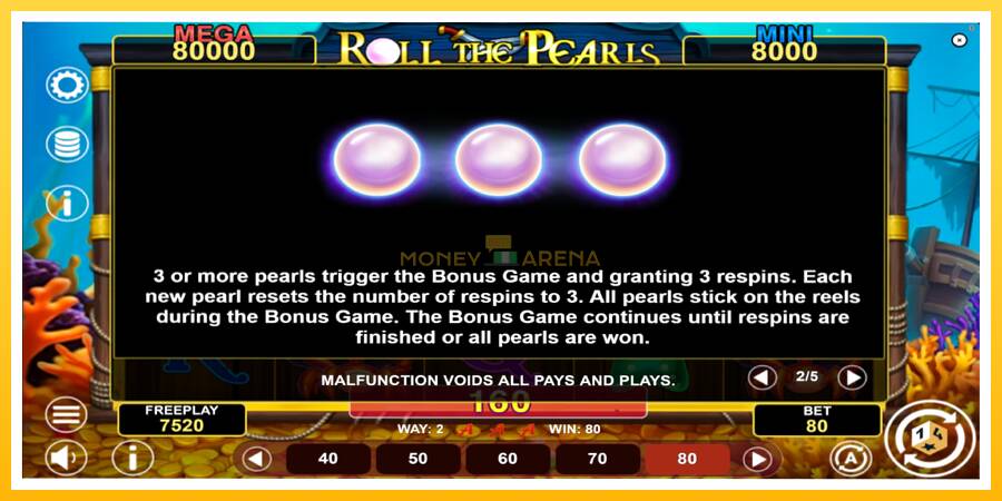 Kuva 6 pelikone Roll The Pearls Hold & Win