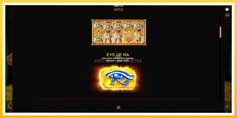 Kuva 5 pelikone Eyes of Ra