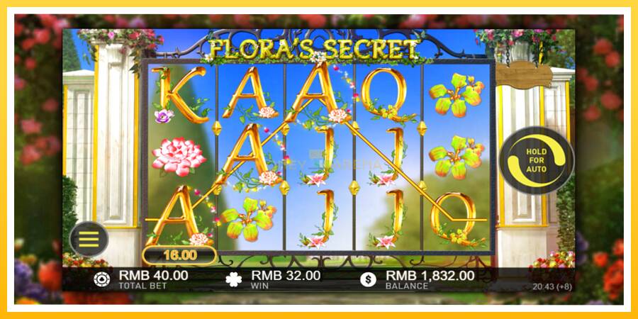 Kuva 3 pelikone Floras Secret