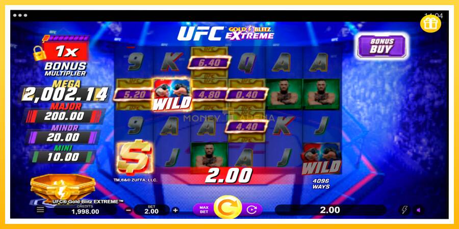 Kuva 2 pelikone UFC Gold Blitz Extreme