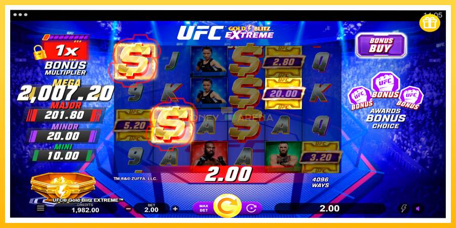 Kuva 3 pelikone UFC Gold Blitz Extreme