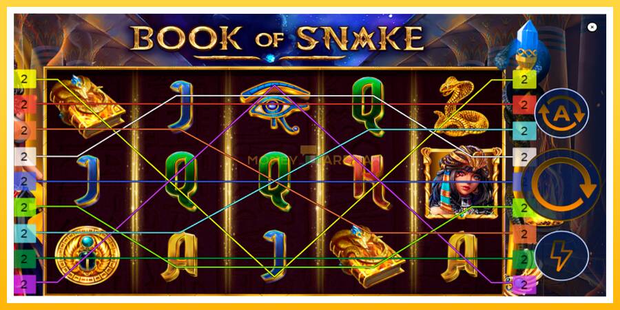 Kuva 2 pelikone Book of Snake