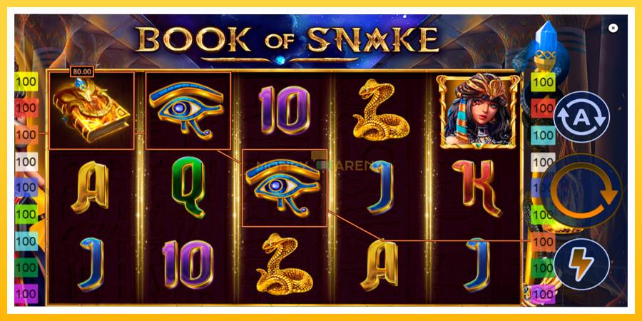 Kuva 4 pelikone Book of Snake