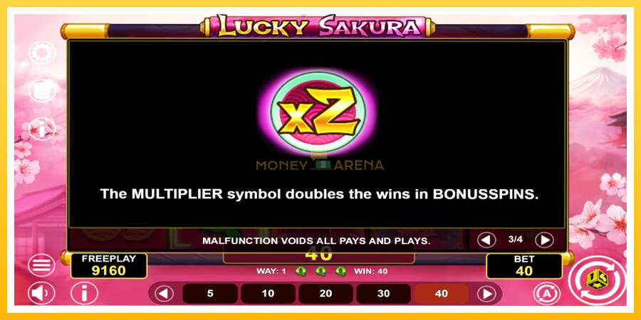 Kuva 7 pelikone Lucky Sakura Win Spins