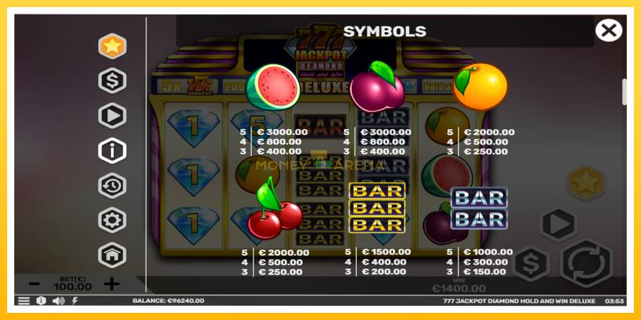 Kuva 6 pelikone 777 Jackpot Diamond Hold and Win Deluxe