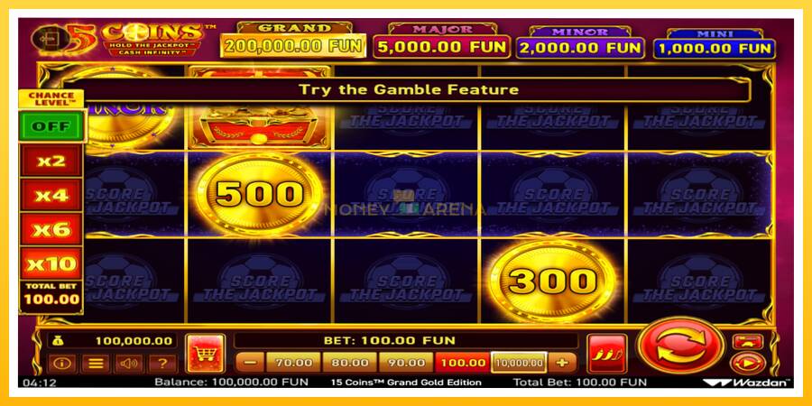 Kuva 2 pelikone 15 Coins Grand Gold Edition Score The Jackpot