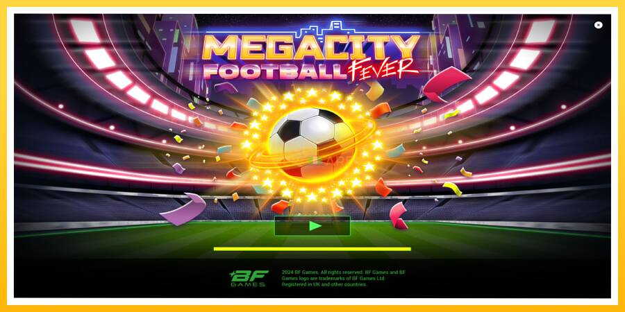 Kuva 1 pelikone Megacity Football Fever