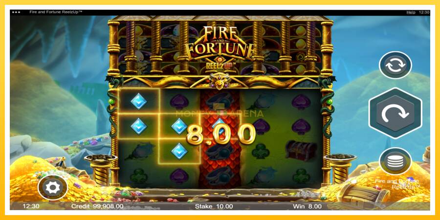 Kuva 3 pelikone Fire and Fortune ReelzUp