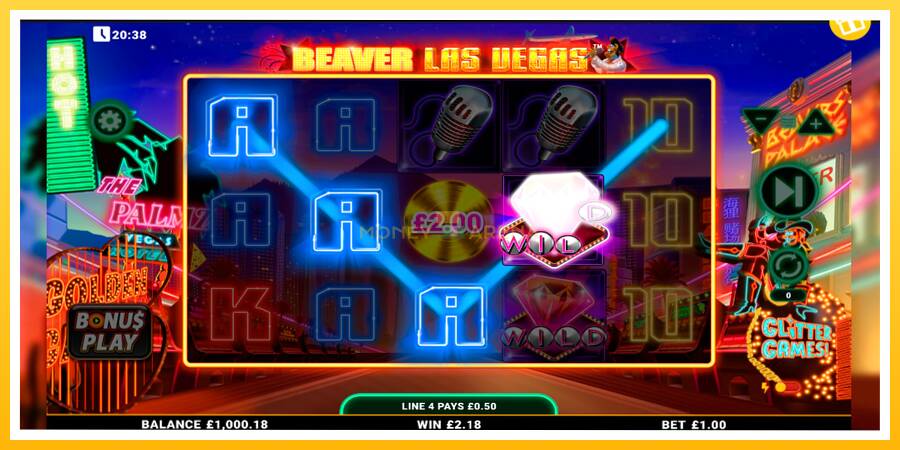 Kuva 2 pelikone Beaver Las Vegas