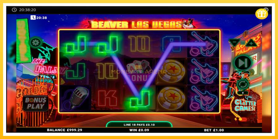 Kuva 3 pelikone Beaver Las Vegas