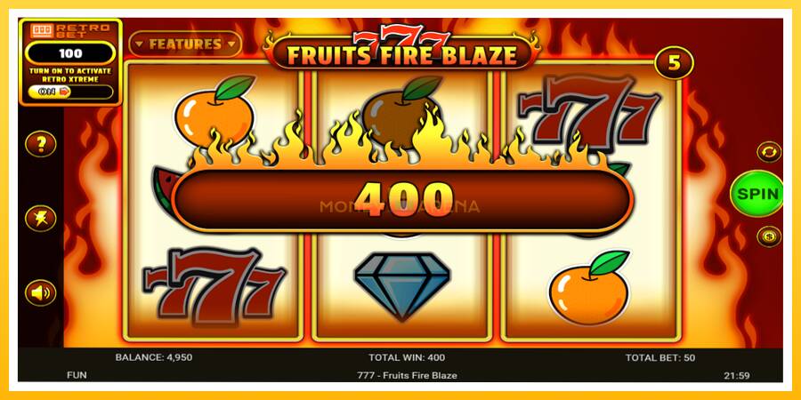 Kuva 4 pelikone 777 - Fruits Fire Blaze